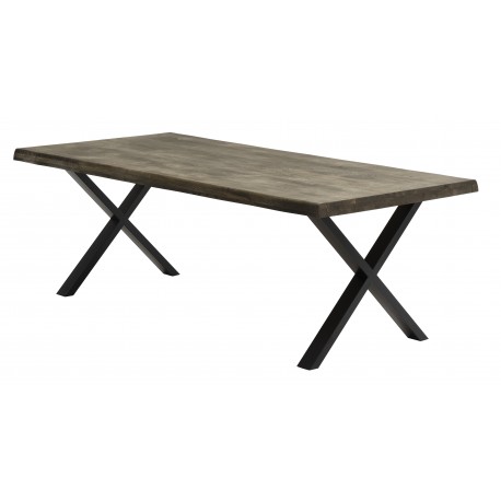 Møn XL Plank Dining Table 220 x 100 cm - Smoked Oiled Oak.