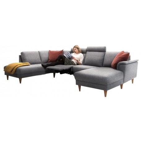 Ballerup corner sofa with chaise longue - Right