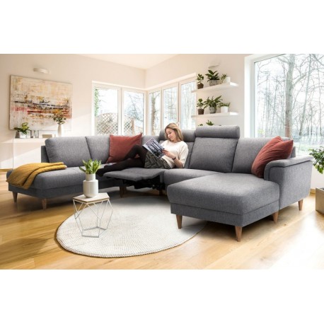 Ballerup corner sofa with chaise longue - Right