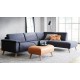 Ballerup corner sofa with open end - Right