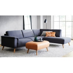 Ballerup corner sofa with open end