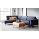 Ballerup corner sofa with open end - Left