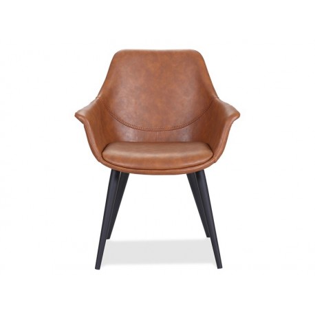 Mia Dining table chair | Cognac