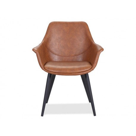 Mia Dining table chair | Cognac