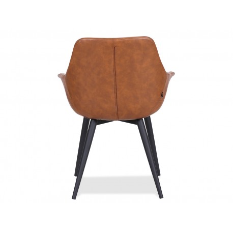 Mia Dining table chair | Cognac