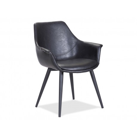 Mia Dining table chair | Black