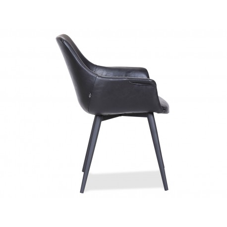 Mia Dining table chair | Black