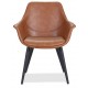 Mia Dining table chair - Cognac