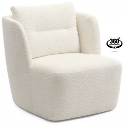 Laura Lounge Chair | Ivory Anthlogy