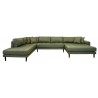 Carl Knudsen - Corner Sofa with Right Chaise Lounge - Olive green
