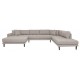 Carl Knudsen - Hjørnesofa med Venstrevendt Chaiselong - Beige