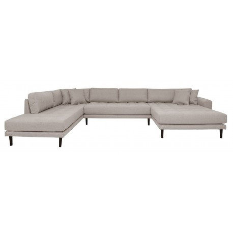 Carl Knudsen | Hjørnesofa med Højrevendt Chaiselong | Beige