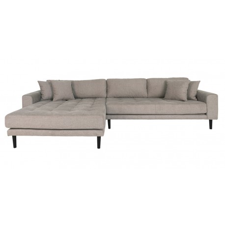 Carl Knudsen | Left Chaise longue sofa | Beige fabric