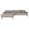 Carl Knudsen - Left Chaise longue sofa - Beige fabric