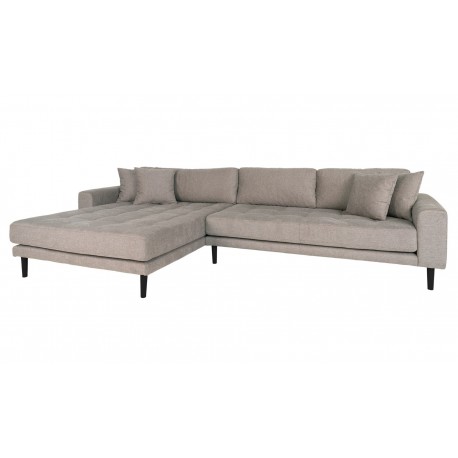 Carl Knudsen | Left Chaise longue sofa | Beige fabric