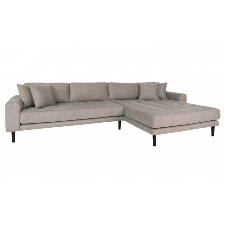 Carl Knudsen | Right Chaise longue sofa | Beige fabric