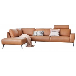 Copenhagen corner sofa Cognac left