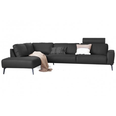 Copenhagen corner sofa with chaise longue Cognac