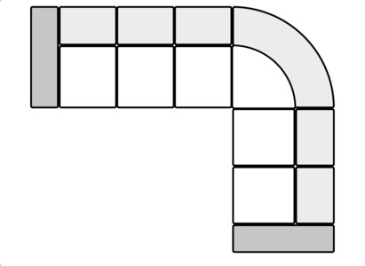 B222 x D272 cm (D32R)