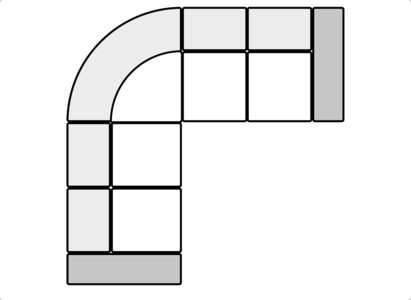 B222 x D222 cm (E22R)